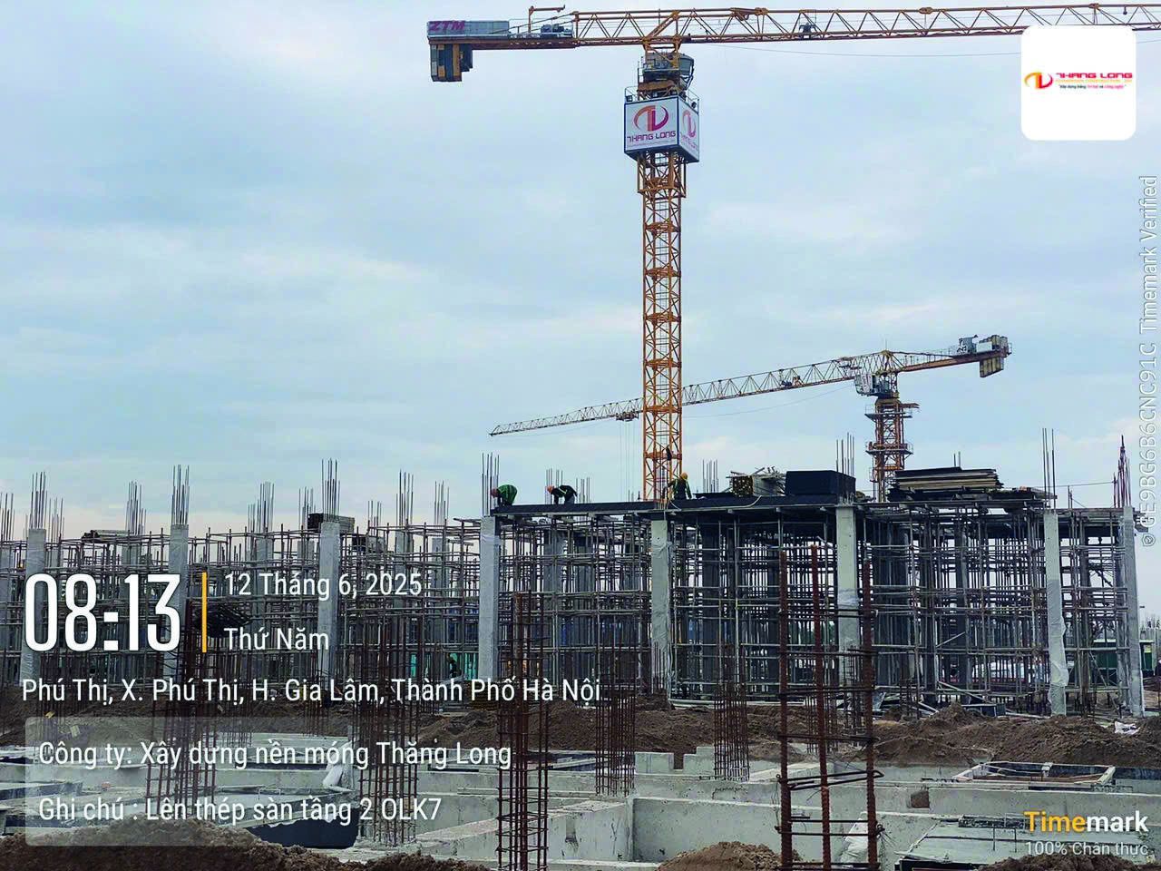 Thăng Long triển khai thi công nhà ở thấp tầng khu Tháp Vàng – Gia Lâm