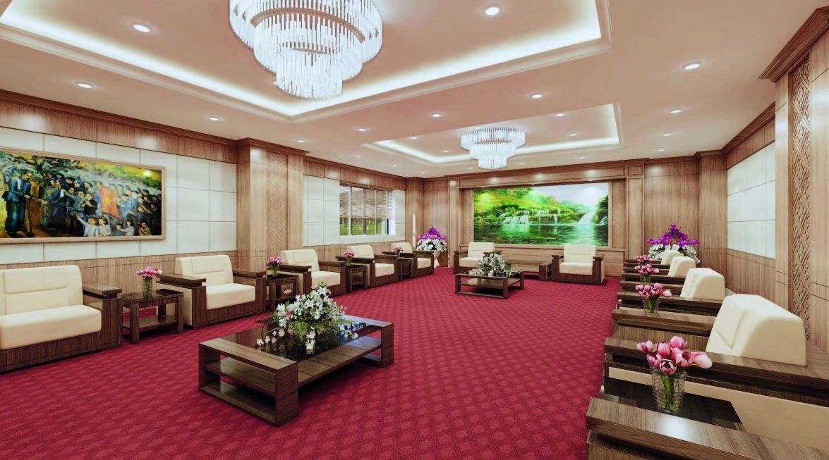 Trụ sở HĐND – UBND tỉnh Cao Bằng (Phần nội thất)